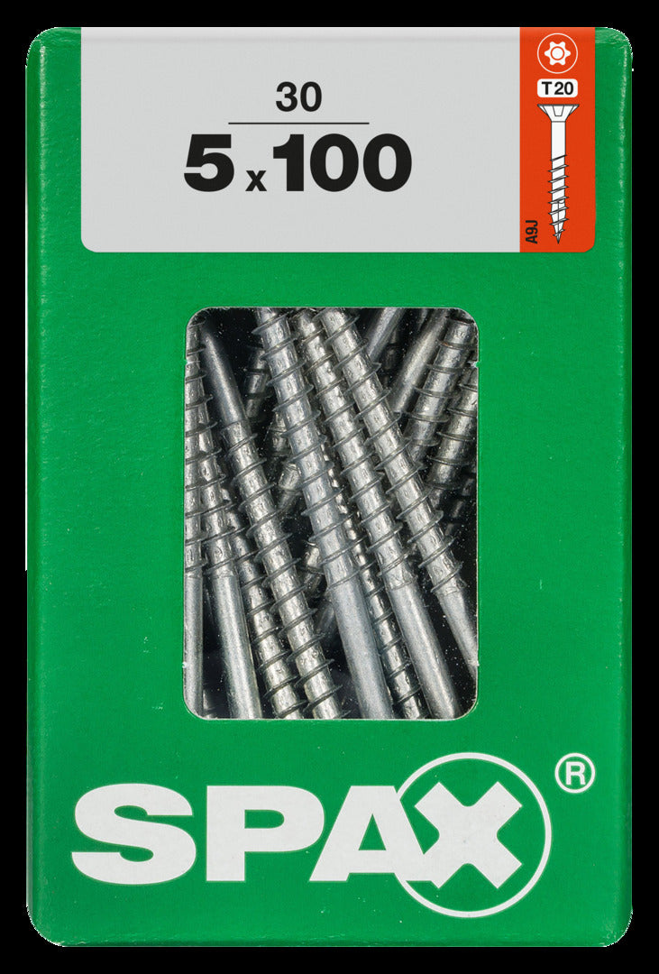 Spax universeel schroef 'T-star' Wirox 5x100mm 30 stuks