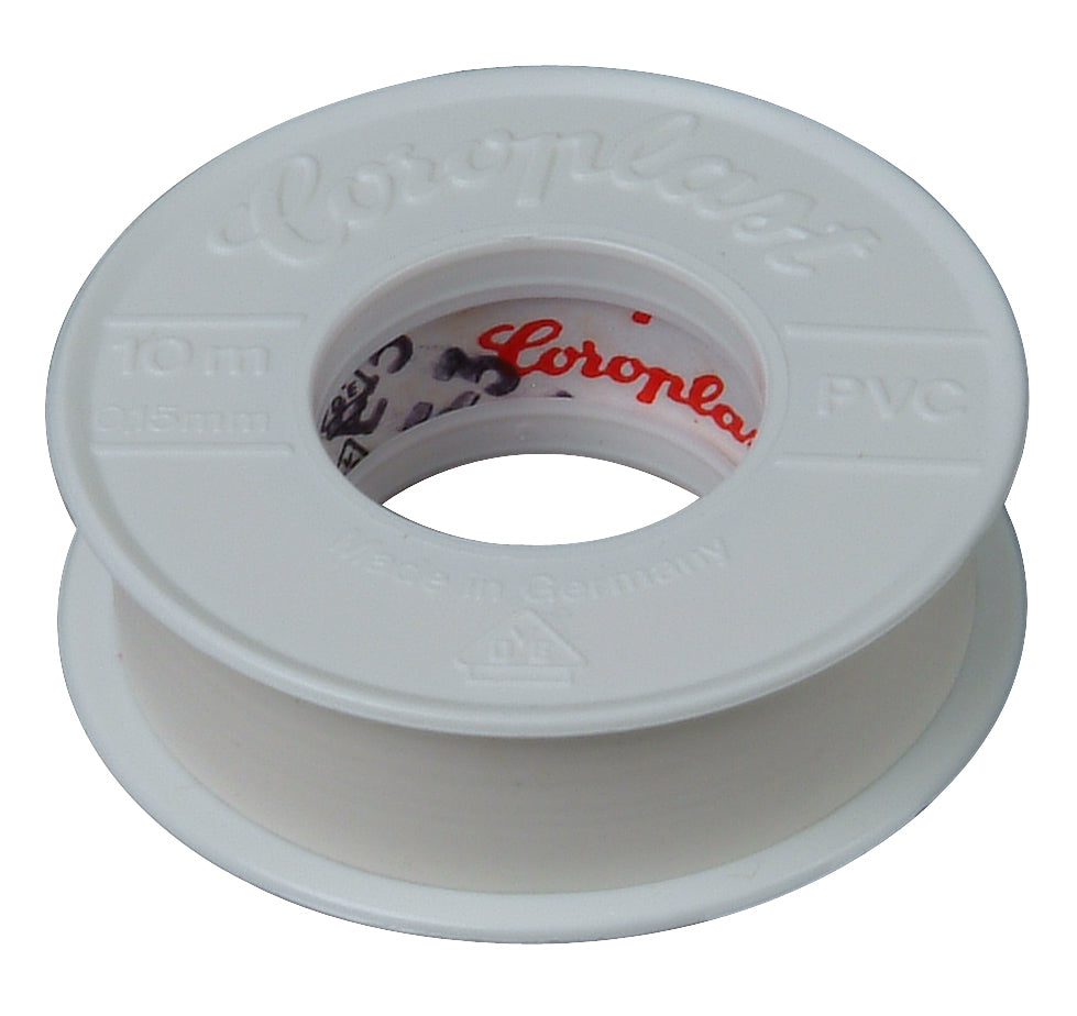 Isolatietape 15mmx10m wit 2st.