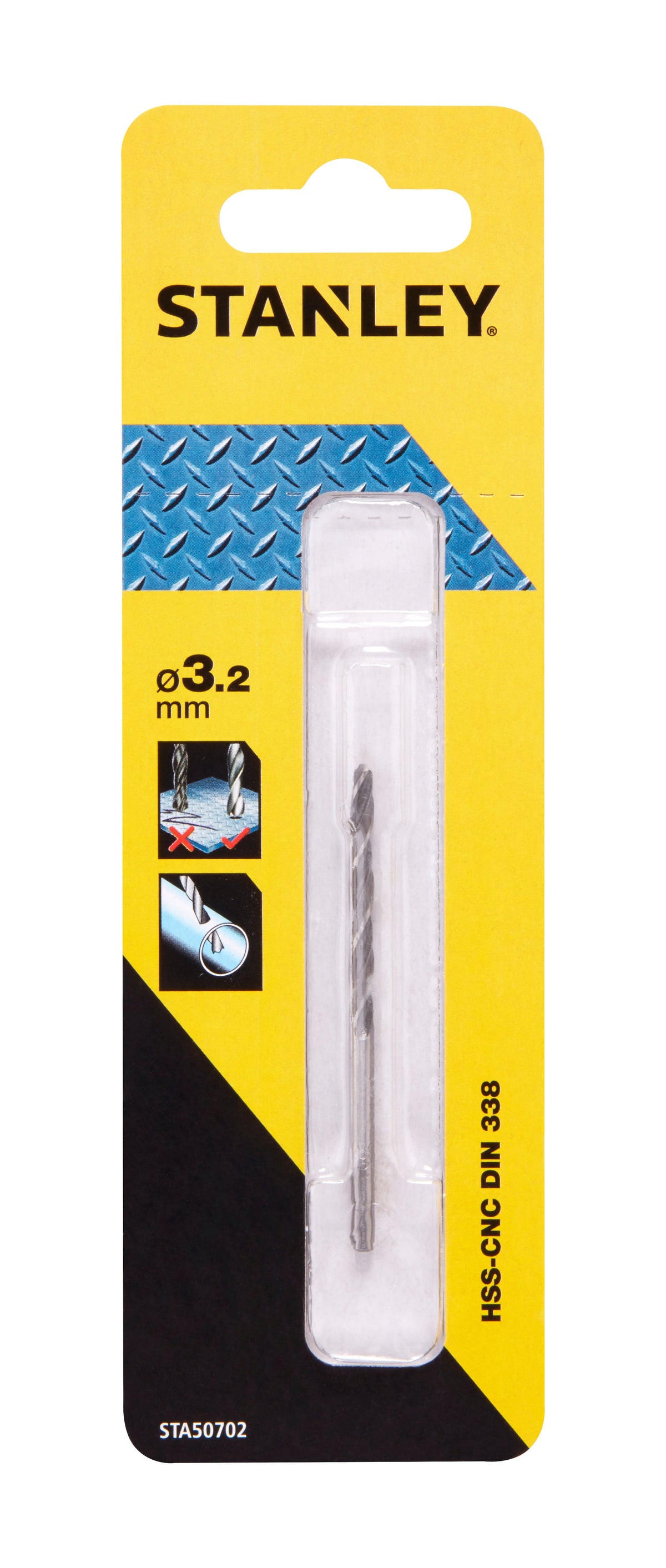 Stanley metaalboor STA50702-QZ 65x3,2mm