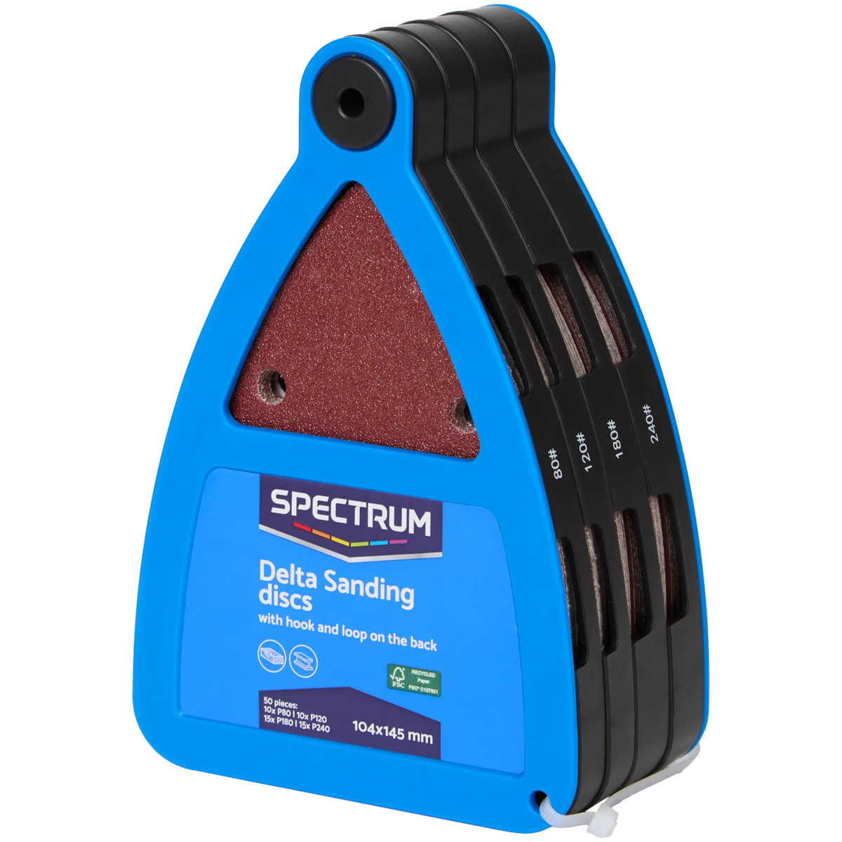 Spectrum schuurschijven — 50 stuks | 104 x 145 mm