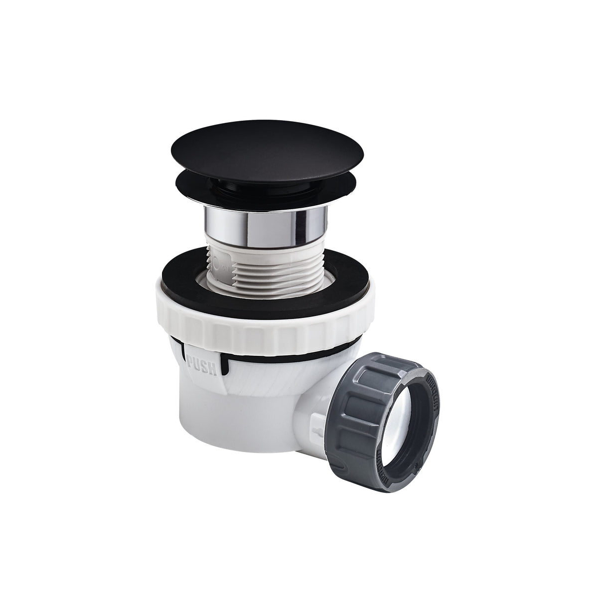 Wirquin afvoerset XS Pure Black