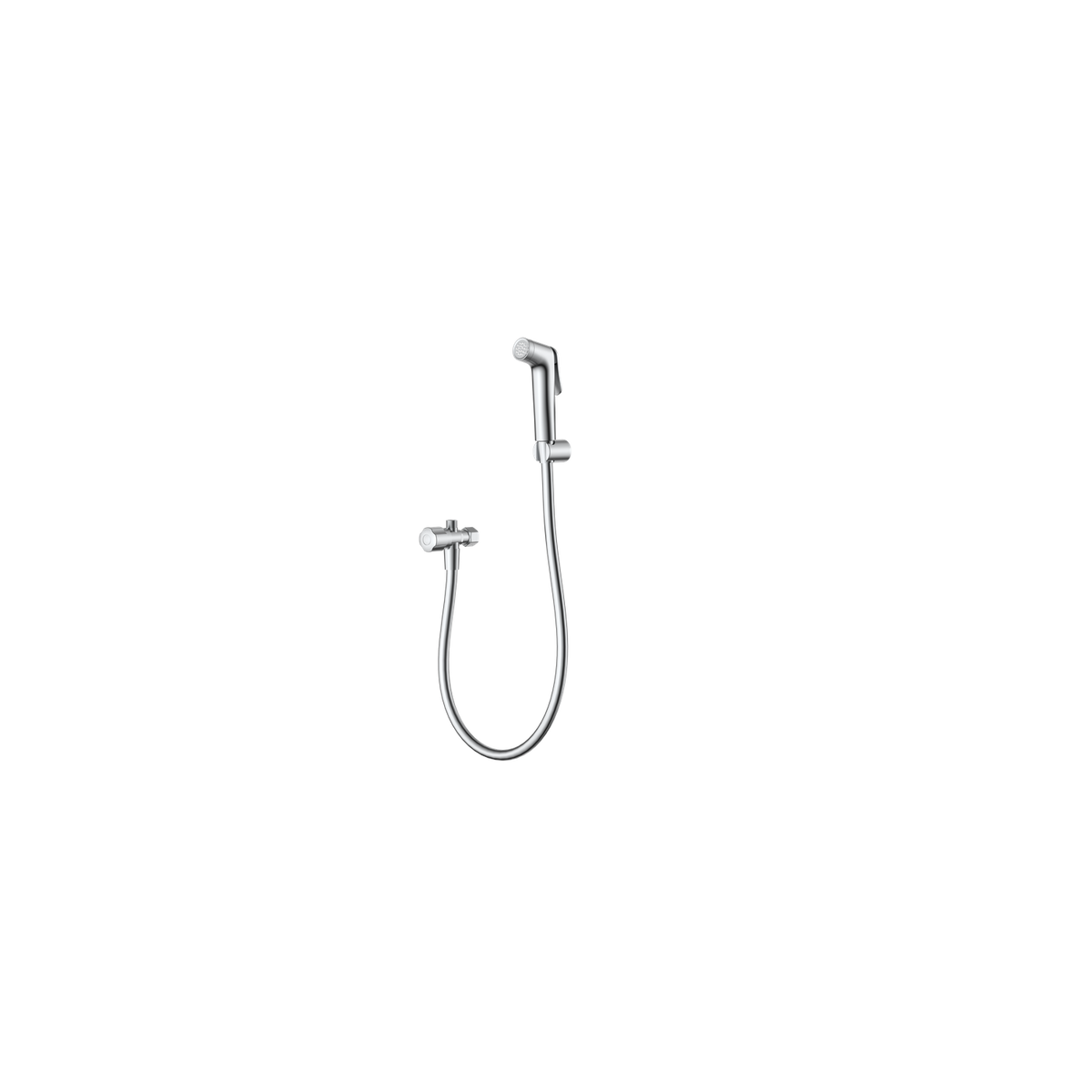 AquaVive Bidetkraan – Chroom – Met Handbidet en Wandhouder – Anti-terugslagklep