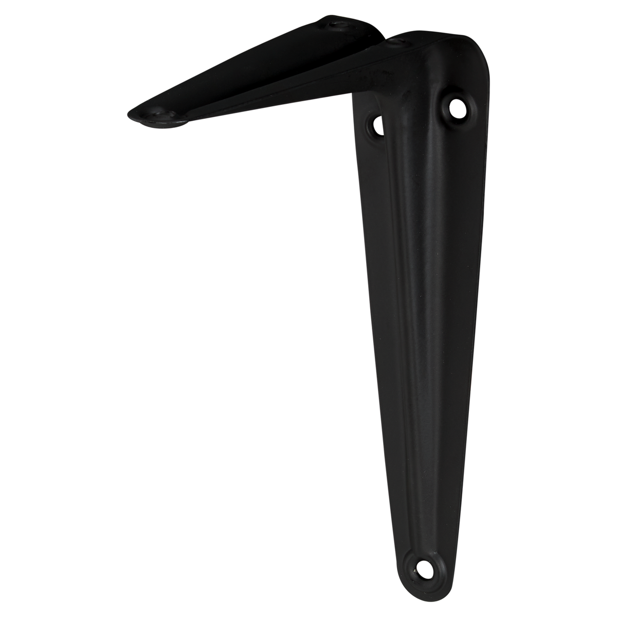 Plankdrager Model 6 mat zwart 10x7,5cm