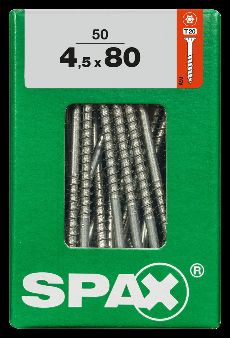 Spax universele schroef Torx 4,5x80mm 50st