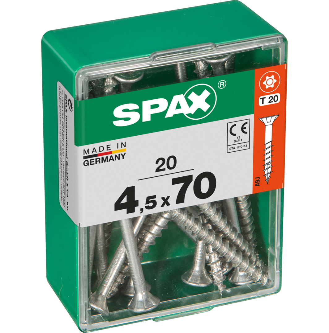 Spax Universele schroef 4,5x70mm 20st