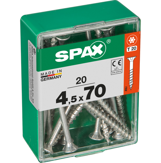 Spax Universele schroef 4,5x70mm 20st