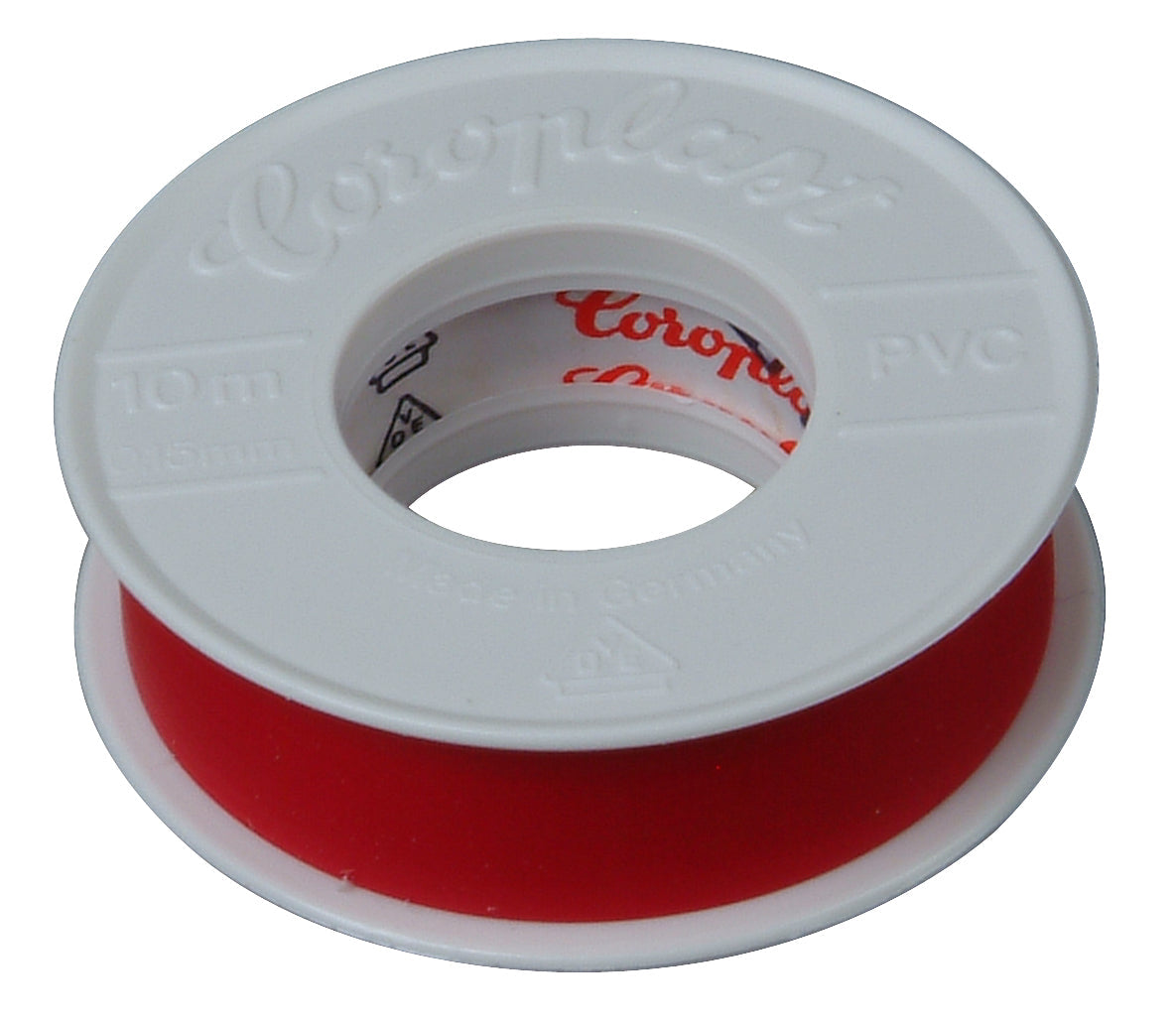Isolatietape 15mmx10m rood 2st.