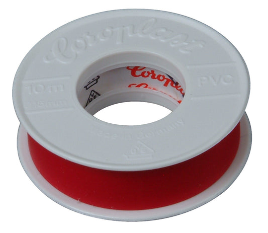 Isolatietape 15mmx10m rood 2st.
