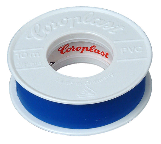 Isolatietape 15mmx10m blauw 2st.