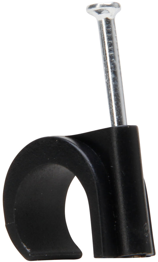 Spijkerclip 16-20mm zwart 10 stuks