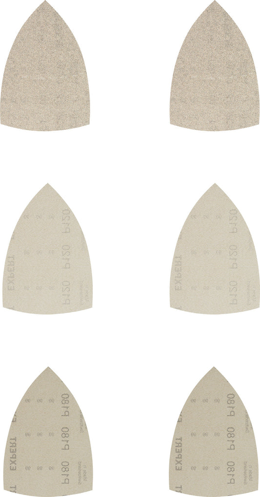 Bosch EXPERT 10-delige set M480 Schuurnet Best for Wood and Paint, 100 x 150 mm, korrel 80/120/180
