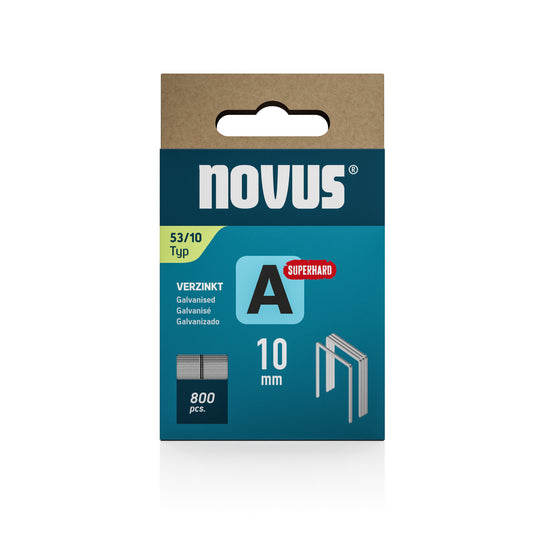 Novus Niet met fijne draad A 53/10mm Superhard (800 stuks)