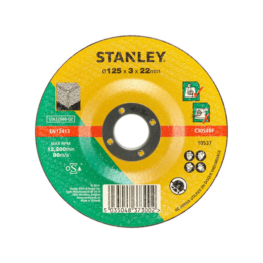 Stanley slijpschijf  125x22 staal