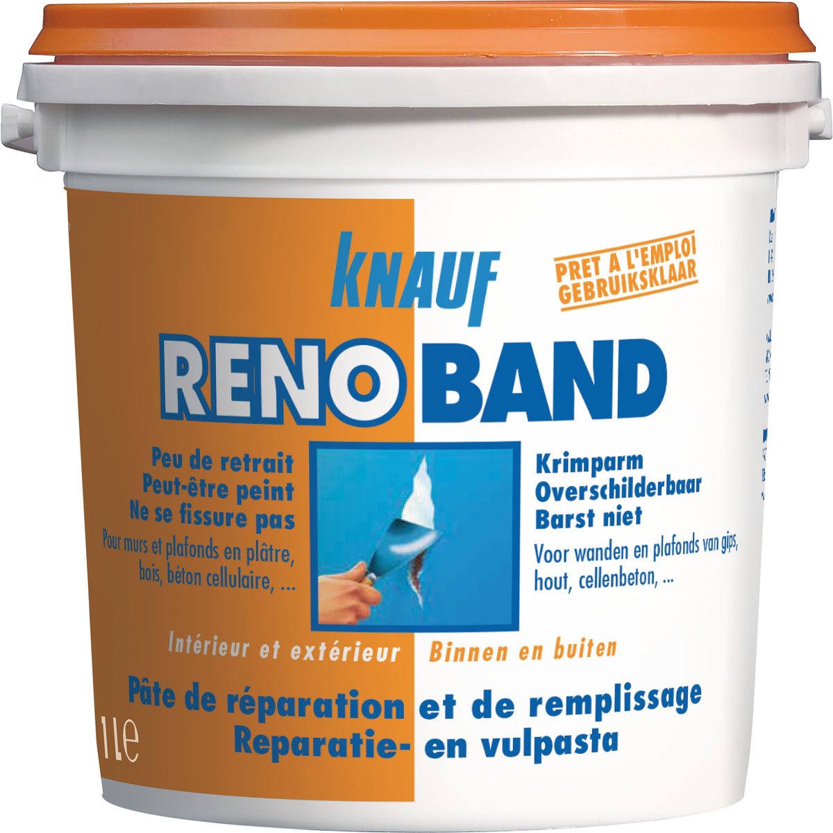 Knauf reparatie- en vulpasta Renoband 1l
