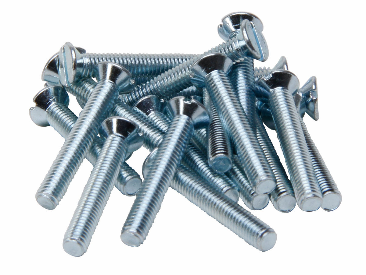 Kopp metaalschroeven inbouwdoos + verzonken kop M3x20mm 20 stuks