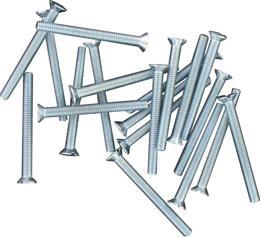 Kopp metaalschroeven + verzonken kop M3x30mm 20 stuks