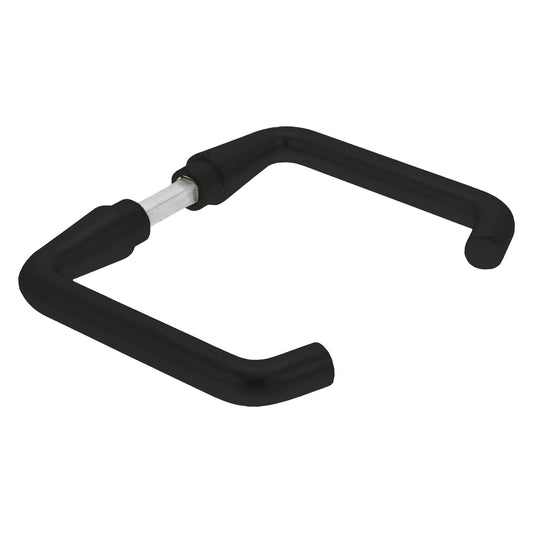 Deurkruk coupe minium/zwart