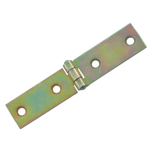 Klepscharnier - backflap - met vaste pen - 20 x 100 mm - verzinkt