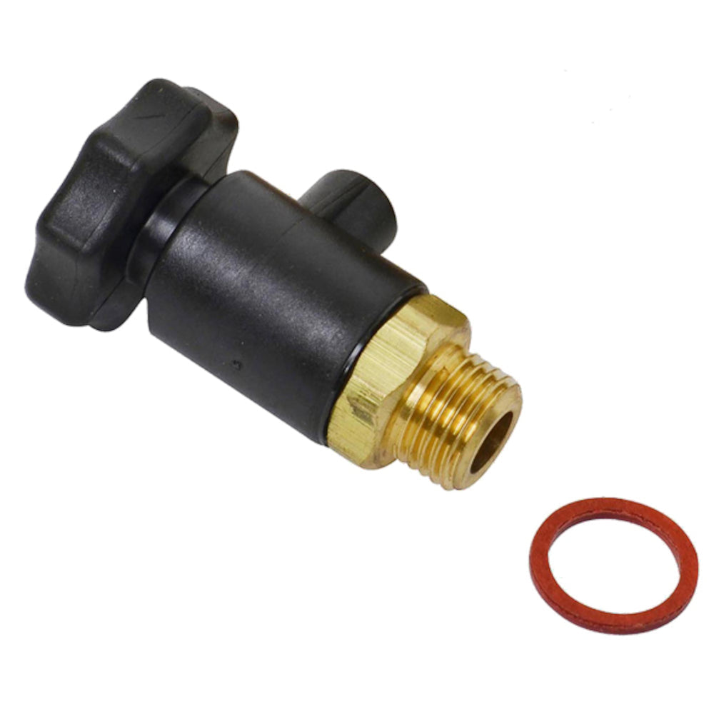 Sanivesk aftapkraan 1/4"M messing