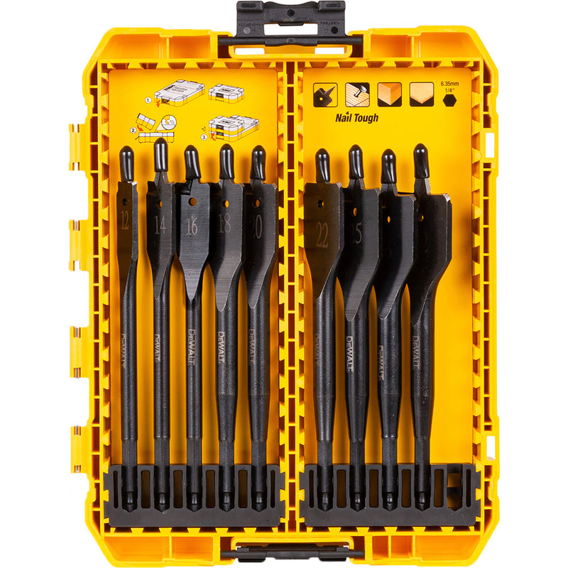 DeWALT DT70751-QZ impact speedborenset in Tough Case 9-delig