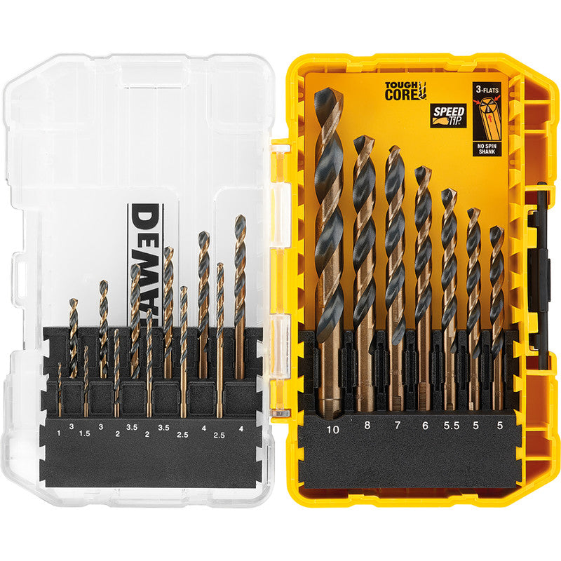 DeWALT DT70728-QZ metaalborenset in Tough Case 19-delig