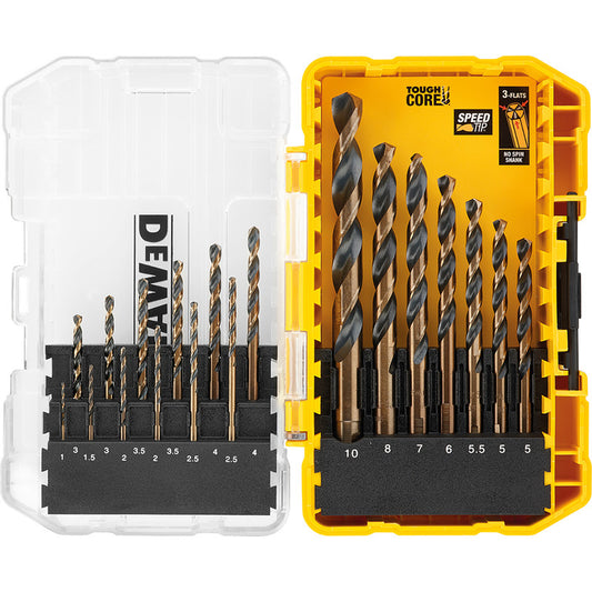 DeWALT DT70728-QZ metaalborenset in Tough Case 19-delig