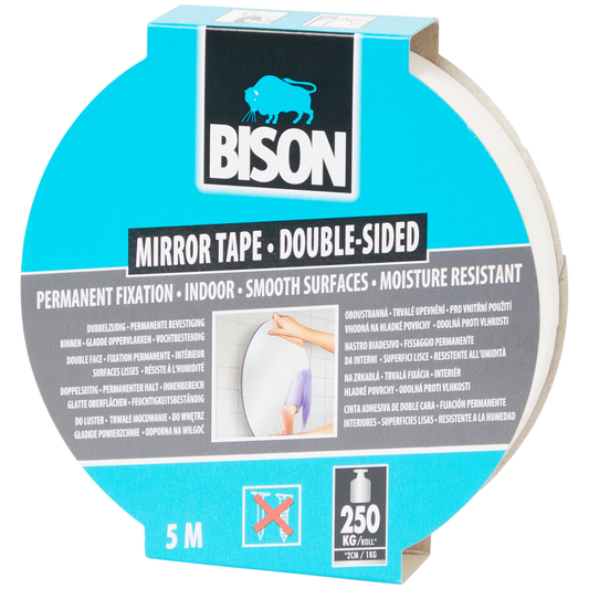 Bison spiegeltape — 5 meter