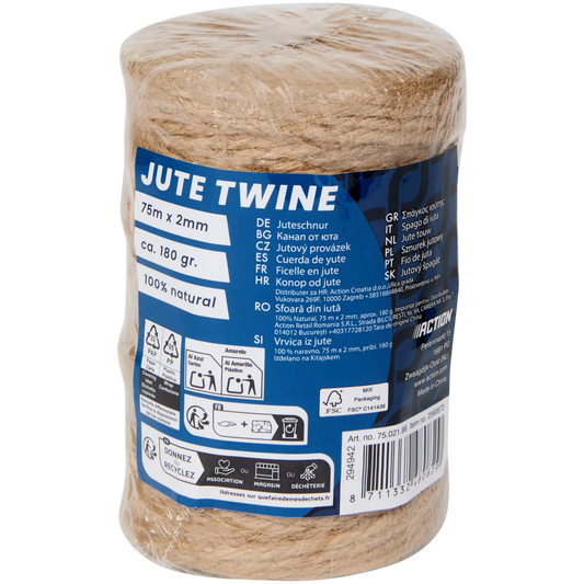 Jute touw — 75 meter