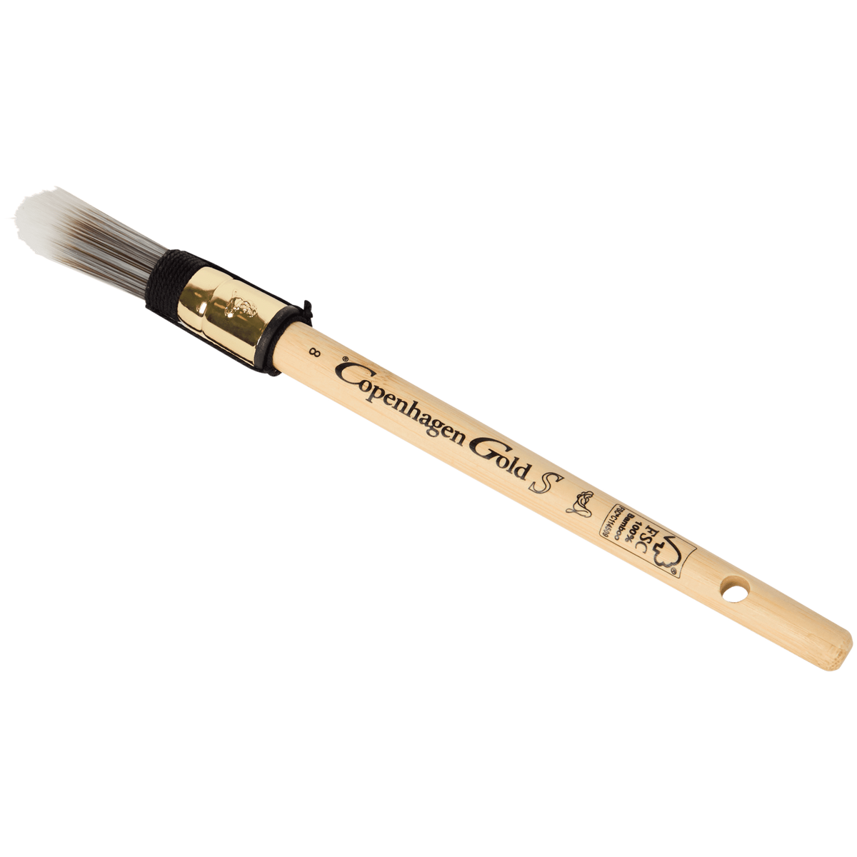 Copenhagen Gold verfkwast — Maat 8