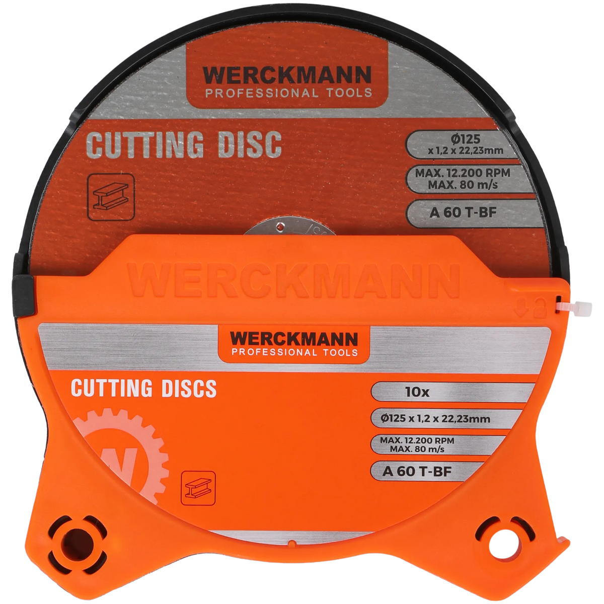Werckmann doorslijpschijven — 10 stuks | Ø 125 mm