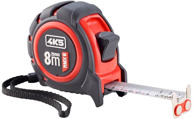 4K5 Tools RMX 8+ Rolbandmaat met magnetische eindhaak