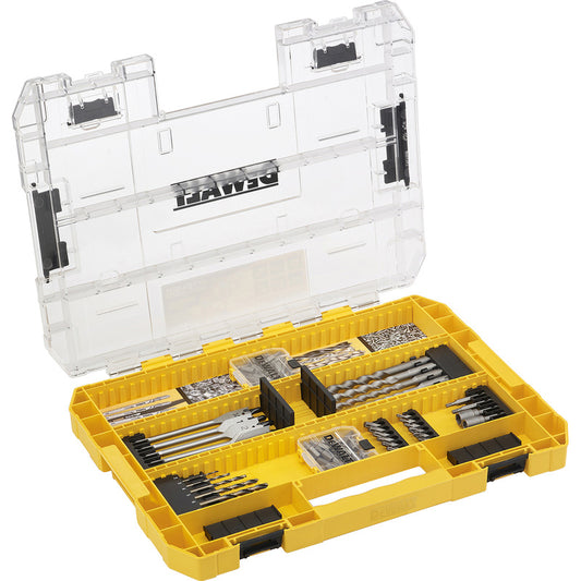 DeWALT accessoireset boren en bits TOUGH CASE 85-delig