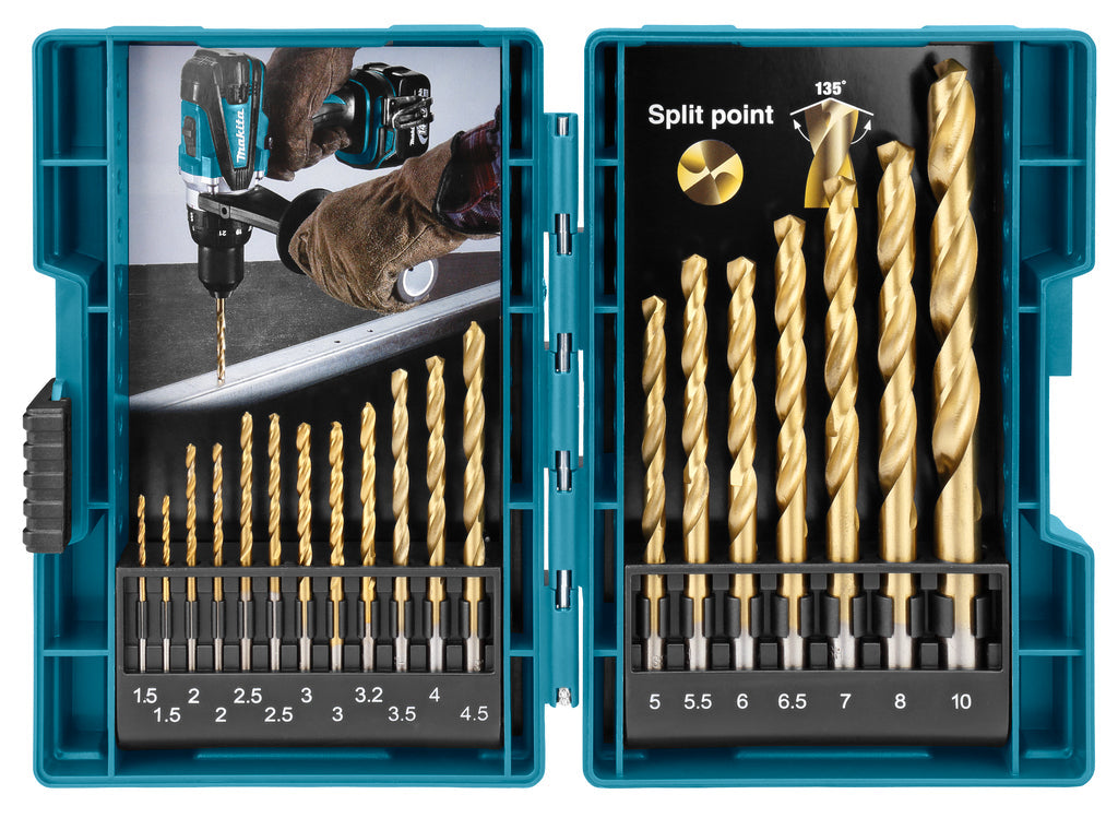 MAKITA metaalborenset 19-delig