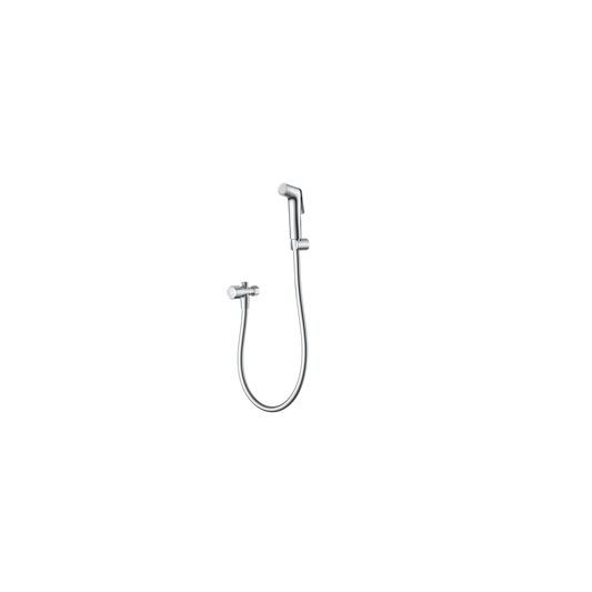 AquaVive Bidetkraan – Chroom – Met Handbidet en Wandhouder – Anti-terugslagklep
