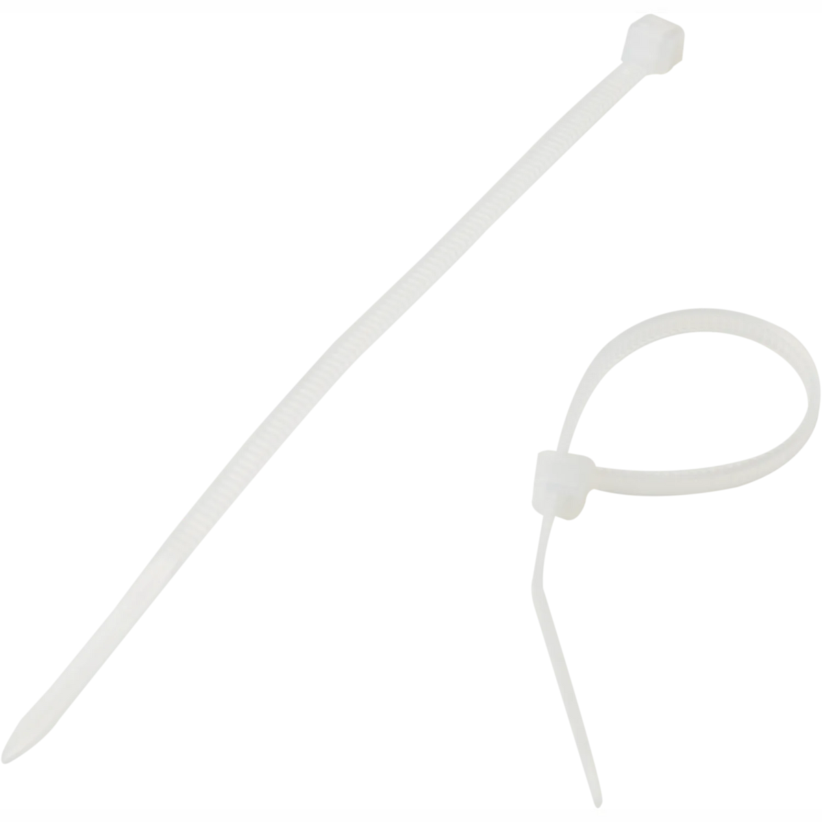 Sencys Kabelbinders - Nylon - Transparant Wit - 2,5x100mm - 50 stuks