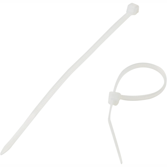 Sencys Kabelbinders - Nylon - Transparant Wit - 2,5x100mm - 50 stuks