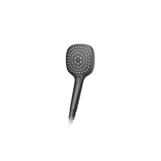 AquaVive Handdouche - 123mm - 3 Stralen - Mat/Zwart