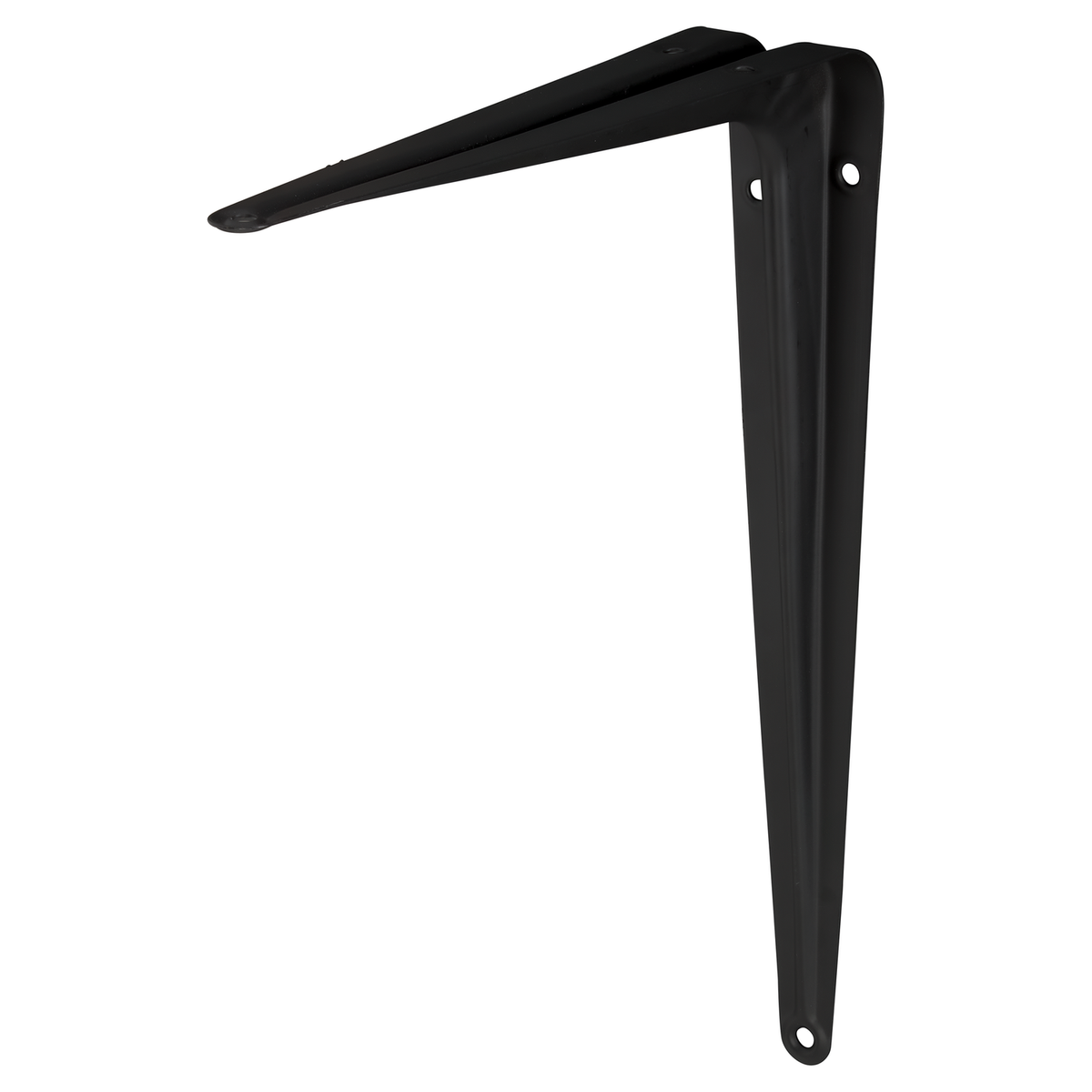Plankdrager Model 6 mat zwart 20x15cm