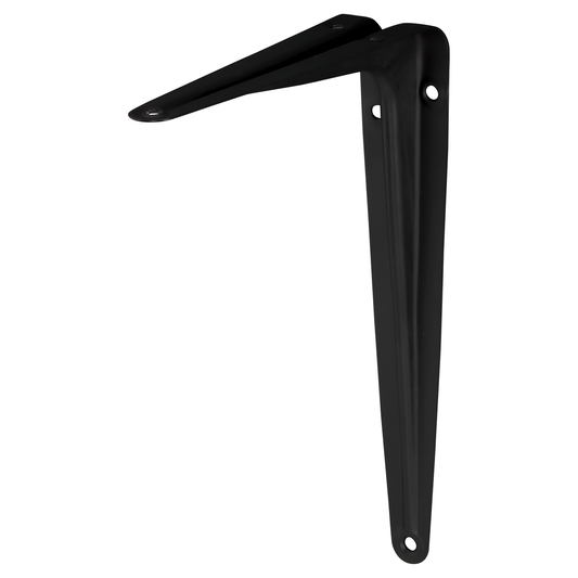 Plankdrager Model 6 mat zwart 12,5x10cm