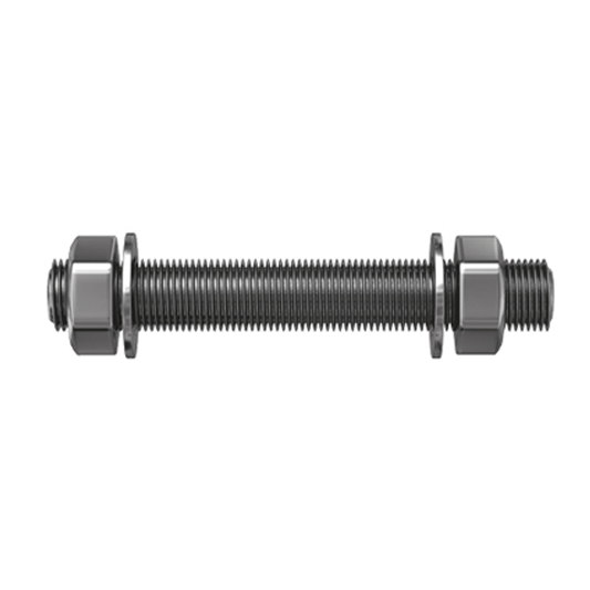 Sencys draadstang met moer en sluitring M10 200mm 2 stuks