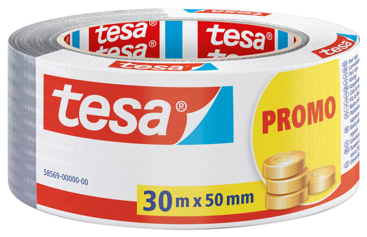 Tesa reparatietape grijs 50mmx30m
